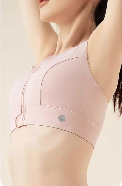 High-Impact Front-Zip Sports Bra