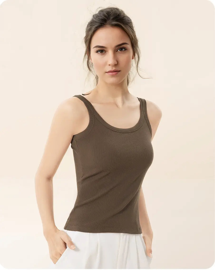 Lightweight Padded Tank Top