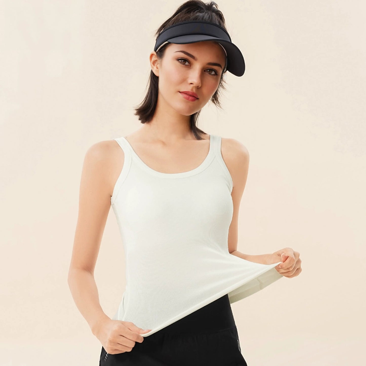 Lightweight Padded Tank Top